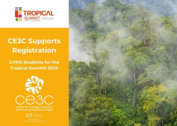 CE3C Abre Call para Apoio à Participação no Tropical Summit 2024 para Doutorandos