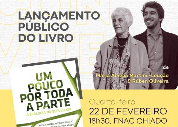 Maria Amélia Martins-Loução e Rúben Oliveira lançam livro sobre a Ecologia no Século XXI na próxima semana